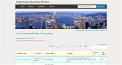 Desktop Screenshot of hongkonginsurancebrokers.com